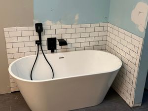 Our Bathroom Renovation service offers homeowners a complete transformation of their existing bathrooms, including design and installation services, using high-quality materials for a stunning end result. for MD Contractors and Construction LLC in Henryetta, Oklahoma