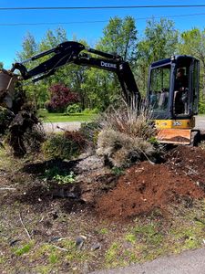 Our grading service ensures that your property's slope and leveling are properly adjusted, creating a stable foundation for future landscaping projects and preventing drainage issues. for Fryer Lawn & Landscape LLC in Southington, CT