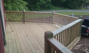 We install decks and patios to help homeowners create beautiful, functional outdoor living spaces. We specialize in high-quality materials and craftsmanship. for Kevin Terry Construction LLC in Blairsville, Georgia