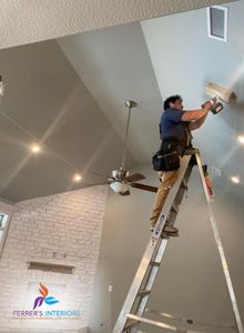 Our Drywall and Plastering service ensures a flawless and smooth finish to your walls, enhancing the overall aesthetic appeal of your home during renovations. for Ferrer's Interiors in Centerton, AR
