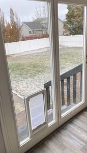 We install the MaxSeal® PRO In-Glass Pet Door for sliding and full-panel glass doors — offering superior security, durability, and weather protection. With customizable sizes, frame colors, and single or dual flap options, it’s the perfect long-term solution for safe and convenient pet access. for Pane -N- The Glass in Rock Hill, SC