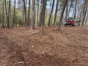 Our Forestry Mulching service efficiently clears overgrown areas by converting unwanted vegetation into beneficial mulch, enhancing the landscape's health and appearance while promoting sustainable land management for a vibrant outdoor space. for Lewis Oaks Landscaping in King and Queen County, VA