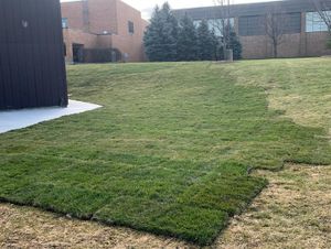 Our Sod Layouts service is designed to help homeowners choose the best sod for their home and landscape. We offer a variety of sod options, as well as a layout that will work best for your property. Let us help you create the perfect backyard oasis! for From the Ground Up Landscaping & Lawncare in New Lenox, IL