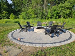 Transform your outdoor space with our expert hardscape installation services, including patios, walkways, and retaining walls. Enhance functionality and beauty with durable materials tailored to suit your home's unique character. for Howell Hardscape Inc in Brighton, MI