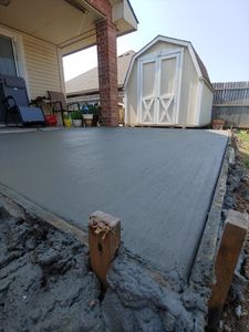 Transform your outdoor space with our expert patio design and installation service, delivering durable and stylish concrete patios that enhance beauty, functionality, and value for your home. for Gb Concrete & Roofing in Spencer, OK