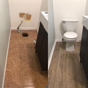 Transform your bathroom into a modern oasis with our expert renovation service, offering personalized design, quality materials, and meticulous craftsmanship to enhance functionality and style in every detail. for LKBrothers in New Baltimore, VA