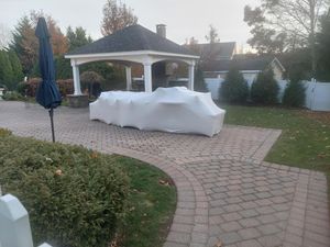 Our Shrink Wrapping Service provides homeowners with an effective and convenient way to protect their outdoor furniture, equipment, and other valuable possessions from harsh weather conditions. for GEM Pool Service in Kings Park, NY