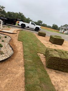 We provide professional sod installation services to create a lush, green lawn in your yard. We use high-quality turf varieties that thrive in your area. for 5th Star Landscaping LLC. in Bastrop, TX