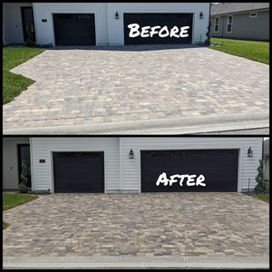 Our paver sealing process prevents your pavers from losing their rich luster and protects them from stains and color fading. for Tabler Pressure Washing & Paver Sealing in Jacksonville, FL