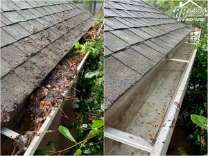 Our professional gutter cleaning service will effectively remove debris and leaves from your gutters, ensuring proper drainage and preventing water damage to your home. for Pressure Washing in Dublin, Macon, and Warner Robins in Macon, GA