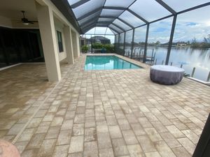 Our Deck & Patio Cleaning service effectively removes dirt, grime, and mold from your outdoor spaces, restoring their beauty and enhancing their durability. for Hubbard's Pressure Washing in Naples, FL