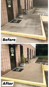 Our Driveway and Sidewalk Cleaning service utilizes a high-pressure washer to clean the surfaces of your driveway and sidewalks.  for AmeriClean Power Washing Services in Gainesville, GA