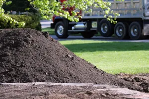 Our Topsoil service provides homeowners with high-quality soil ideal for gardening and landscaping needs, ensuring the growth of healthy plants and a beautiful outdoor environment. for Patriot Sand & Gravel in Mount Vernon, Texas