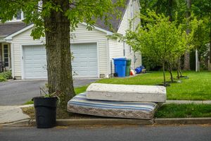 Our Mattress Removal service offers a hassle-free solution for homeowners looking to get rid of old or unwanted mattresses. Our team will remove and dispose of them in an environmentally friendly way. for Junk Delete Junk Removal & Demolition LLC in Southwick, MA