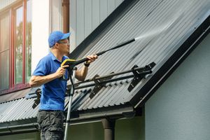 Our Roof Cleaning service is the perfect solution for homeowners who want to clean their roof without having to do the work themselves. Our hardworking and experienced team will take care of everything, from cleaning the roof to disposing of the debris. We offer a reasonable price and attention to detail that you can trust. for Stadia Builder Window Cleaning in Anchorage, AK