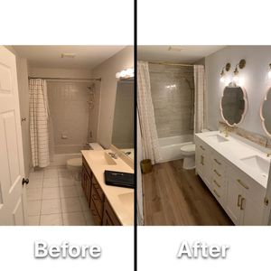 Our Bathroom Renovation service can update your bathroom with a new look that is stylish and functional. We can replace outdated fixtures, add new tile or paint, and install updated cabinetry. We will work with you to create a design that meets your needs and fits within your budget. for Elite Home Services Of South Florida LLC in Port St. Lucie, FL
