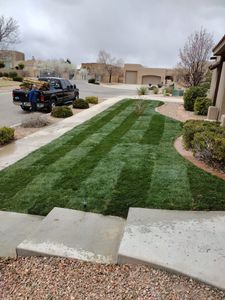 Our Sod Installation service offers homeowners a hassle-free solution to transform their lawns, providing them with lush and healthy grass that enhances the beauty of their property. for 2 Brothers Landscaping in Albuquerque, NM