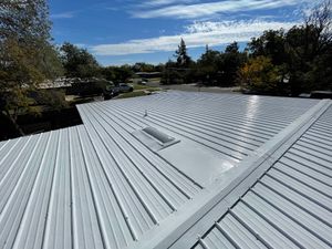 Our roof coating system provides extra life to your existing metal roof or commercial roof. Roof coating silicone is more energy efficient bouncing more of the UV off the roof. for LLANO Roofing LLC in Lubbock, TX
