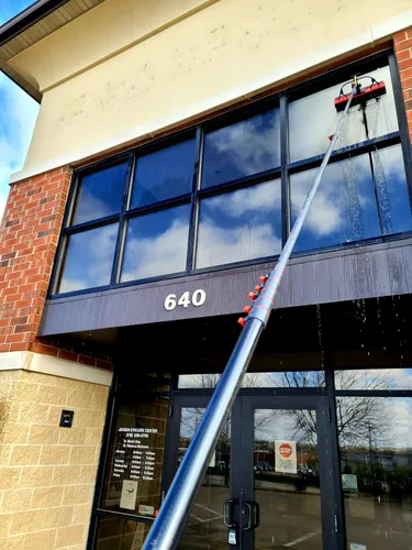 For your storefront or office we will ensure that your company is best represented with clean windows to welcome your employees or help you show off to potential customers. for Paneless Window Cleaning LLC in Iowa City, IA