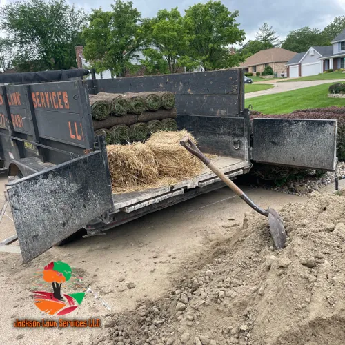 Sod Layouts is a tailored sod installation service that provides homeowners and businesses with knowledgeable, licensed professionals to install sod in a quick and efficient manner. We understand that not everyone is familiar with sod installation, so we take the time to walk our clients through the process and answer any questions they may have. We also have a for Jackson Lawn Services LLC in Florissant , MO