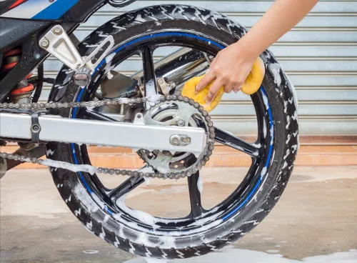 The Motorcycle Detail service provides a comprehensive, expert cleaning and detailing of your motorcycle. 
Benefits of the Motorcycle Detail service include: 

- Thorough cleaning and detailing of your bike, for B Walt's Car Care in Bainbridge, NY