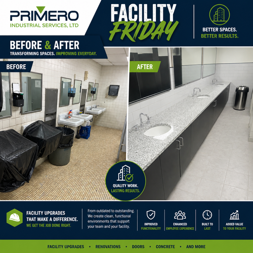 Remodeling for Primero Industrial Services, LTD in Webster, TX