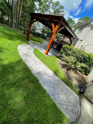 Patio Design & Installation for Concrete Cowboyz in Greenville, NC