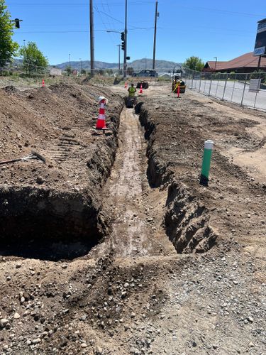 Site Preparation & foundation dig outs for Seymour Excavating in Omak, WA