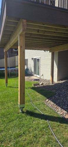 Helical Pier Footings for Elite Piers LLC in East Bethel, MN