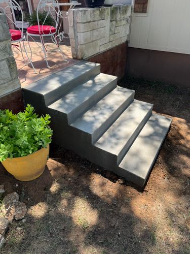 Patios for G2 Custom Concrete in Dallas, TX