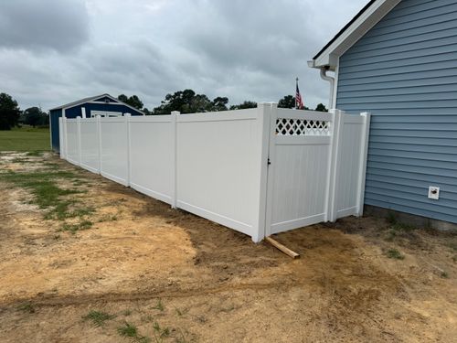 Vinyl for 4 In The Fire Fencing LLC in Darlington, SC