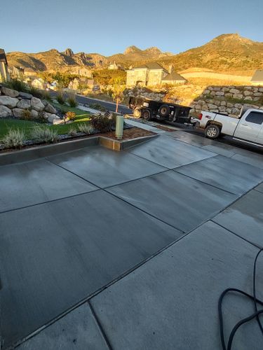 Patio Design & Installation for CTE Concrete in Kaysville, UT