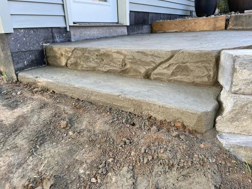 Stair Design & Installation for STAMPEDE Vertical Concrete in Isanti, Minnesota