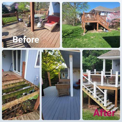 Deck & Patio Installation for AP Grandeur Remodel LLC in Lawrence, KS, KS