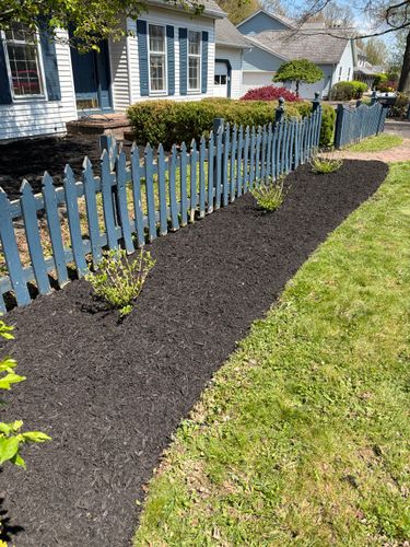 Mulch Installation for Youngstown Lawn & Patio Design in Canfield, OH