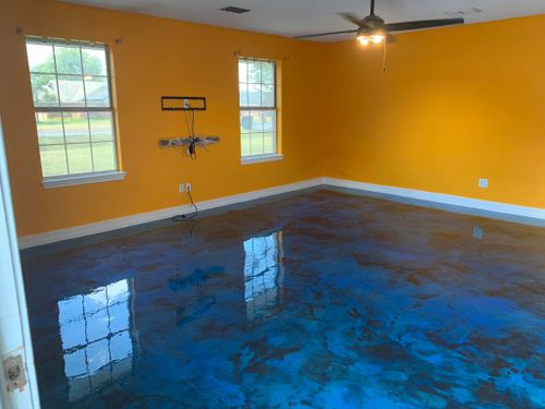 Epoxy Flooring for Axba Professional Painting & Construction in Dallas, TX