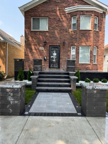 Brickwork for Alvarez Pavingstone INC. in Lyons, IL