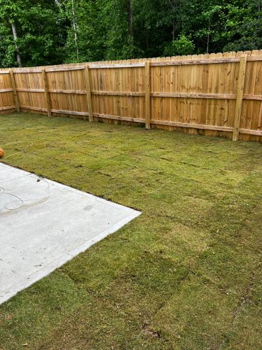 Sod Installation for Hendrix Family Landscaping in Dallas, GA