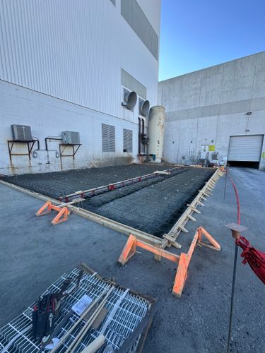 Concrete Slab Construction for J & Son Construction LLC in Forest City, NC