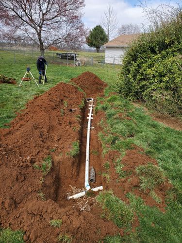 Sewer Line Replacement for A Team Septic in Chapel Hill , TN