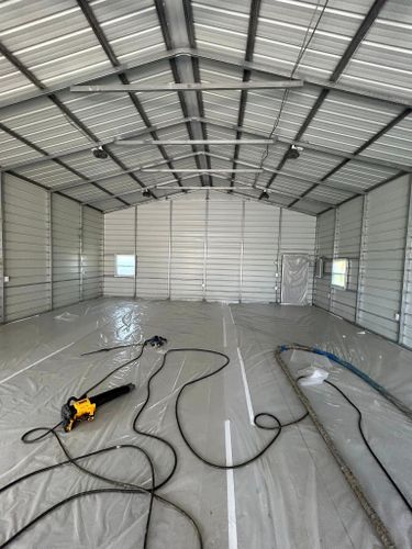 Spray Foam Metal buildings for CTE Roofing and Insulation in Dublin, GA