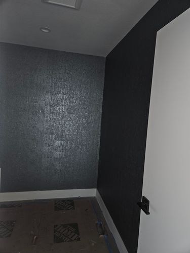 Wallpaper and window film Installation for Eminent Construction in Hillsboro, OR