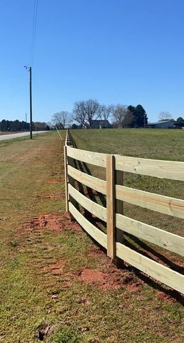 Fence Installation for Pancho Fence Company in Eatonton, GA