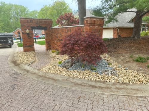 Landscape Installation for Mayfield Landscaping in Staunton, IL