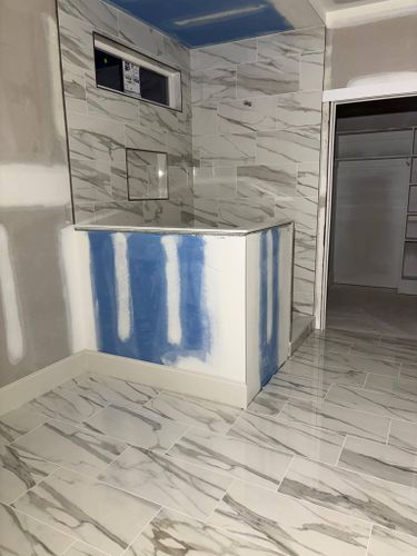 Bathroom Tiling Installation for Novo Tile Co. in Lillington, NC