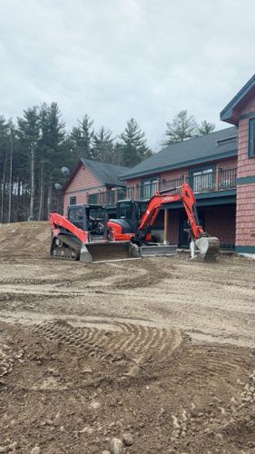 Skid Steer Work for A&D Excavation & Landscaping in Conway, NH
