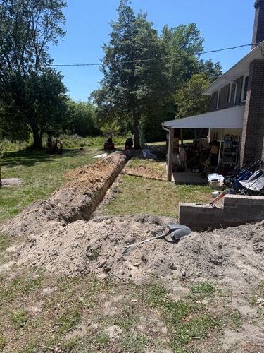 Exterior Drainage for ABC Service Company, LLC in Virginia Beach, VA