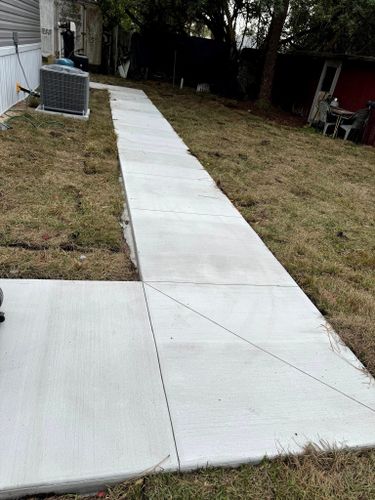 Sidewalk Installation for Cann's Concrete and Construction in Coopersburg, PA
