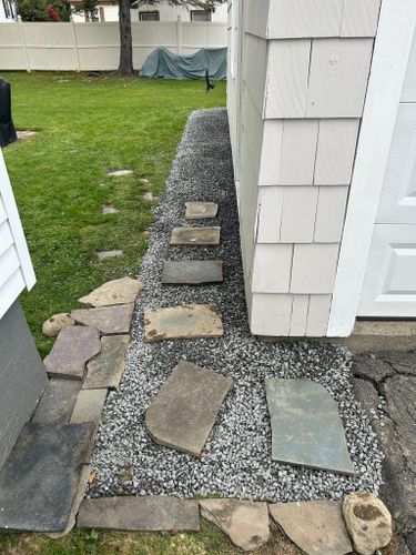 Mulch Installation for CM and Sons Landscaping in Benton, ME