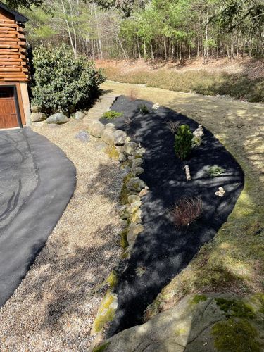 Mulch Installation for Z. Hastings Landscape Construction in Templeton, MA